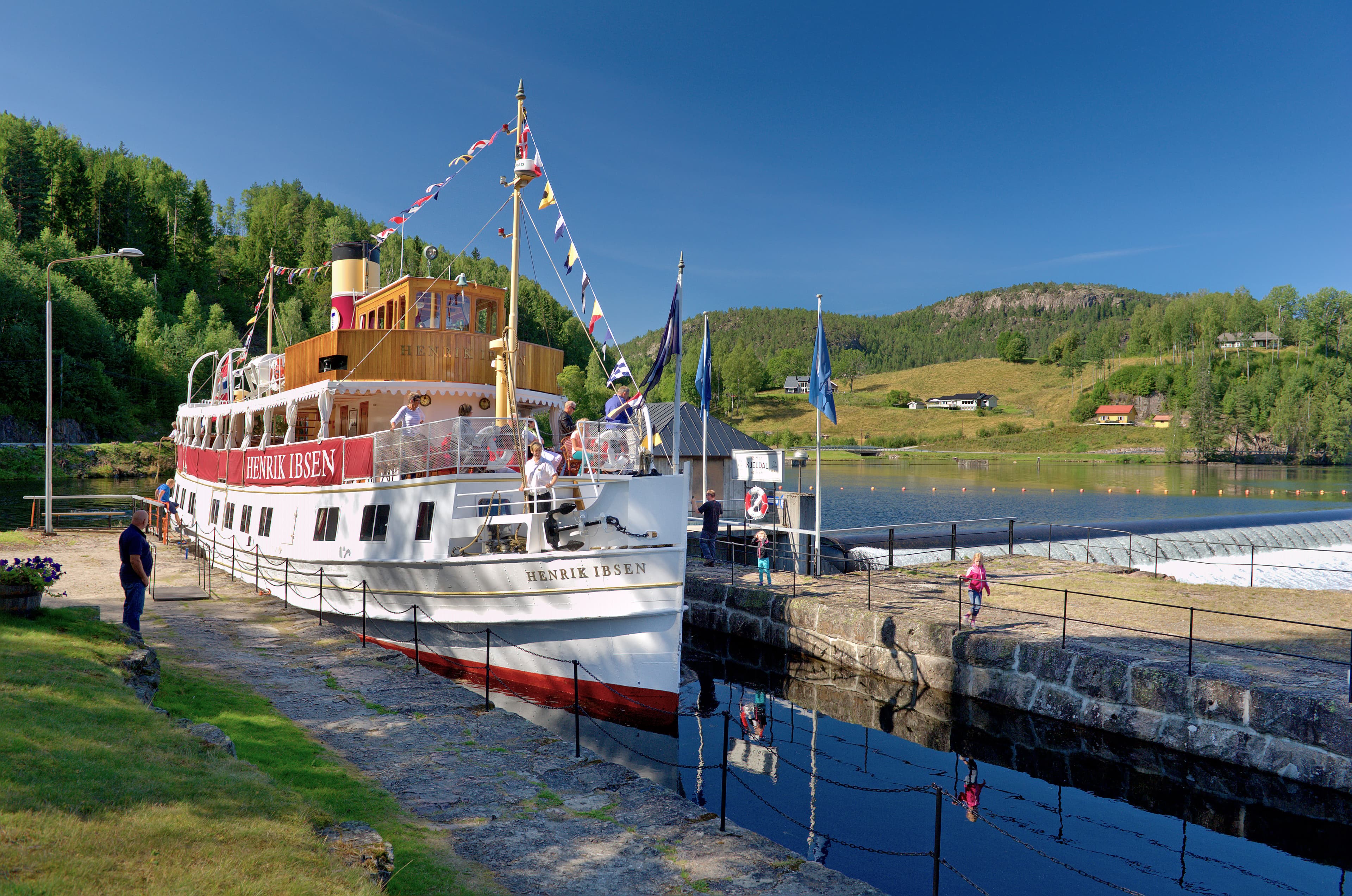 Explore the Telemark Canal by car