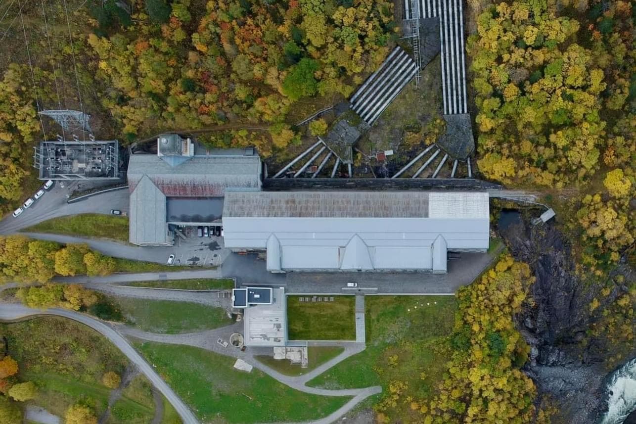 Entrance to The Norwegian Industrial Workers Museum - Vemork